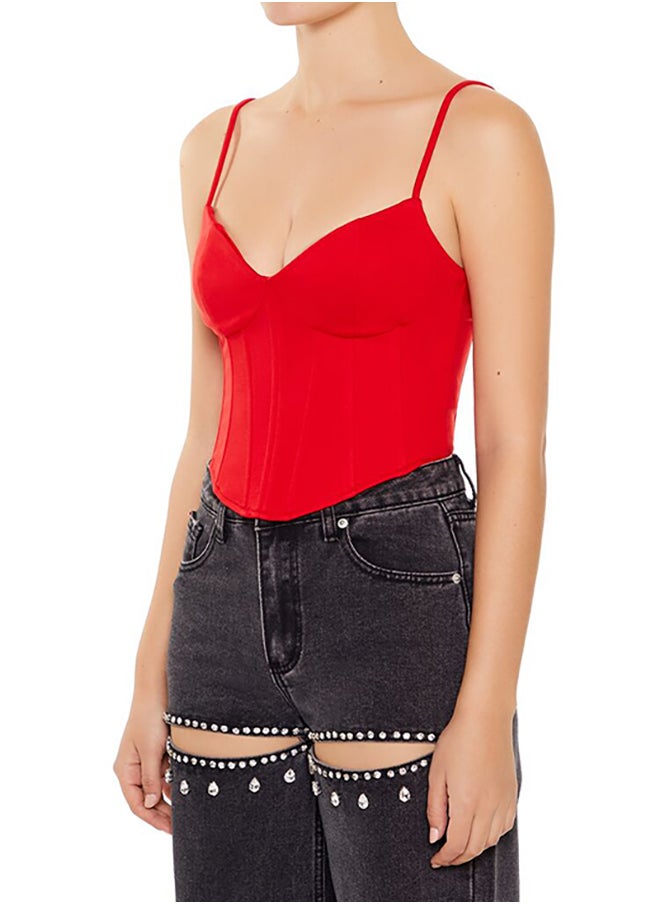 FOREVER 21 Sweetheart Cropped Bustier Cami  - Image 2