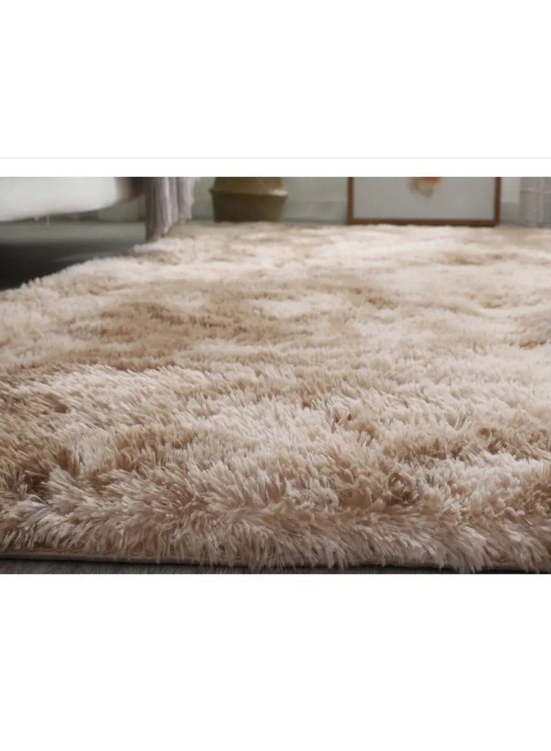 LIMOS Large Area Rugs Tie Dyed Fluffy Throw Ultra Soft Plush Fuzzy Non-Slip Carpets for Nursery and Living Room  - Image 5