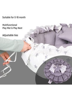 BABYCARA Experience The Ultimate Double Face Comfort and Safety with Soft Cotton Multifunctional Play & Sleep and Pet Mat Perfectly Crafted for Babies and Toddlers  - Image 3