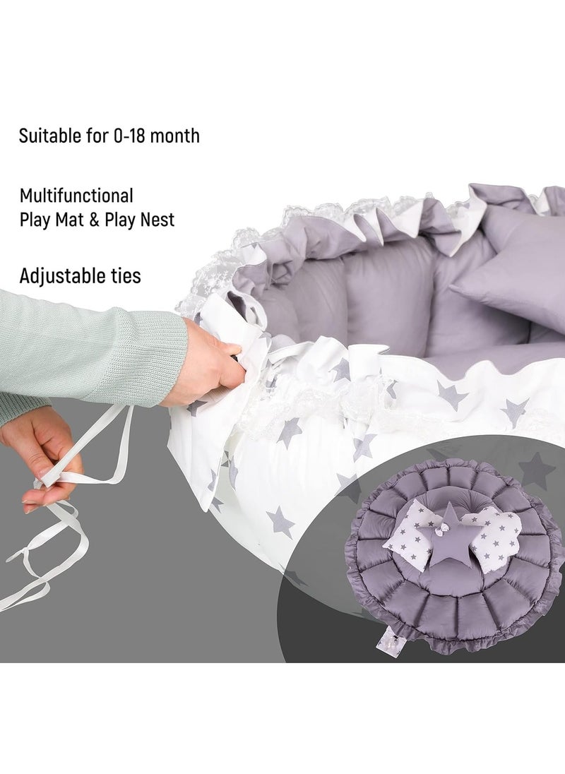 BABYCARA Experience The Ultimate Double Face Comfort and Safety with Soft Cotton Multifunctional Play & Sleep and Pet Mat Perfectly Crafted for Babies and Toddlers  - Image 3