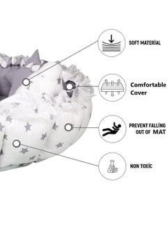 BABYCARA Experience The Ultimate Double Face Comfort and Safety with Soft Cotton Multifunctional Play & Sleep and Pet Mat Perfectly Crafted for Babies and Toddlers  - Image 2