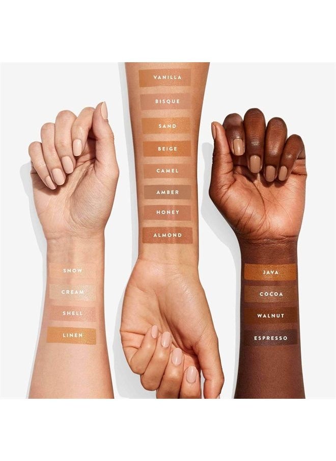 Honest Beauty - Honest Everything Cream Foundation Compact - Honey Women Foundation 0.31 oz - Image 1