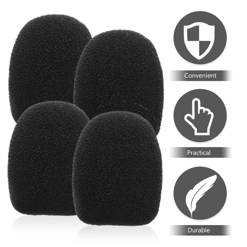 Headset Mic Foam with High Wind Resistance for Professional Recordings,Vlogging - Image 3