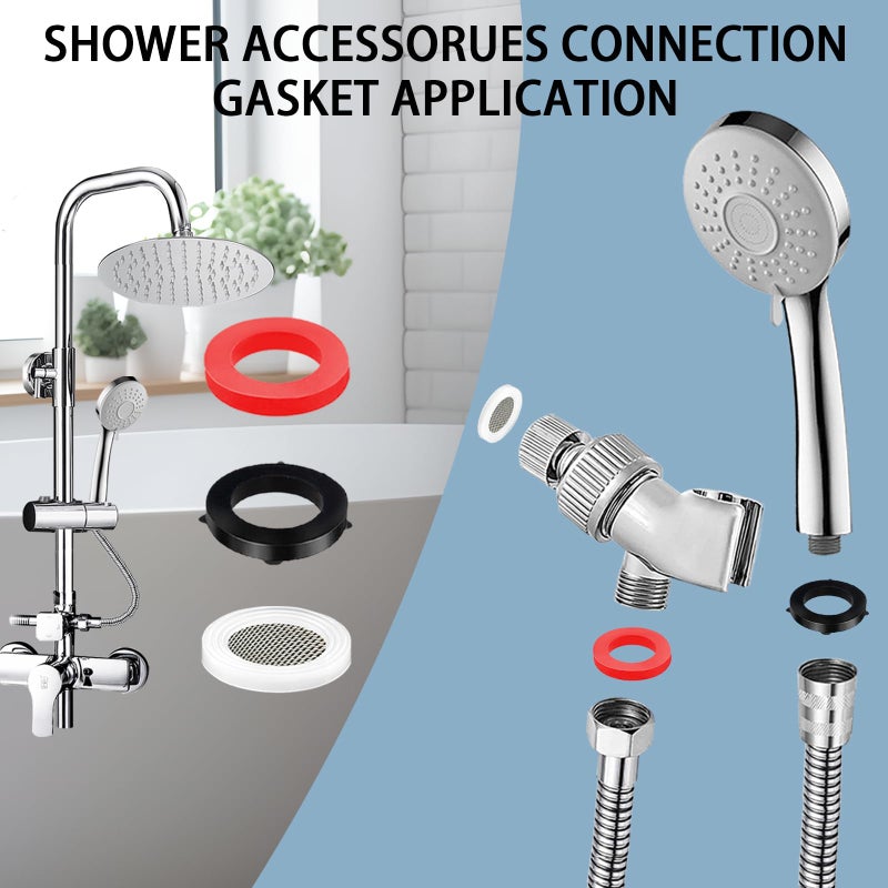 ZDBB 58 PCS Shower Head Garden Hose Screen Filter Gasket.Stainless Steel Water Filter Hose Washer Kit for 1/2,3/4 Inch Plumbing Faucet Screen Fittings and 5/8" Washing Machine Inlet Line Connection - Image 4