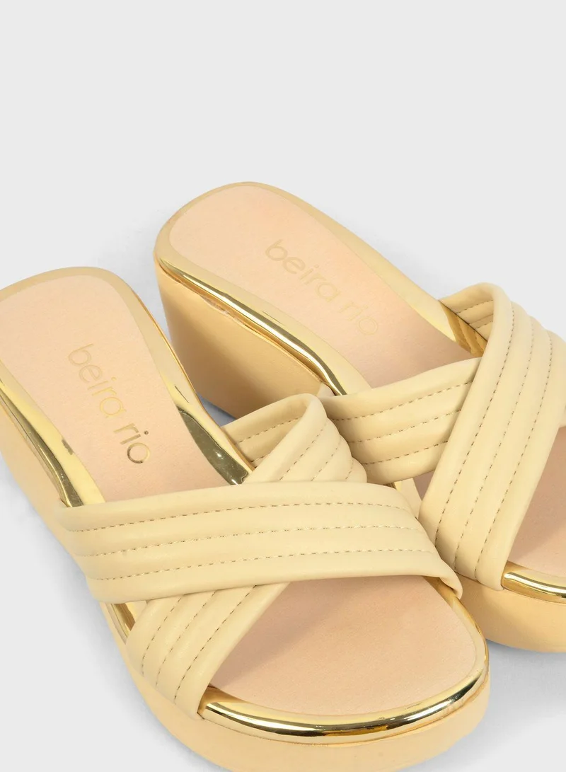 Beira Rio Wedge Sandals for Women – Stylish Wedge Heel Sandals for Girls & Daily Wear