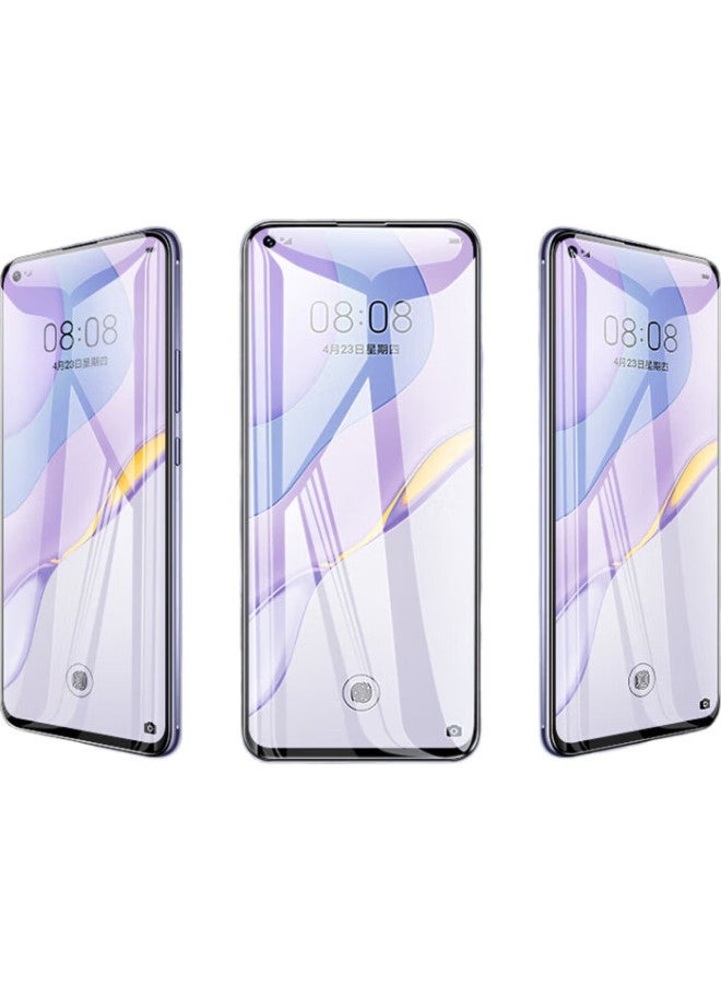 Hotfire [Compensation For Defective Products] Tempered Glass Screen Protector For Huawei Nova 7/Nova 7Se, Huawei Nova 75G Protective Film, Full Screen Coverage, Auto-Adhesive Glass Film For Phones - Image 2