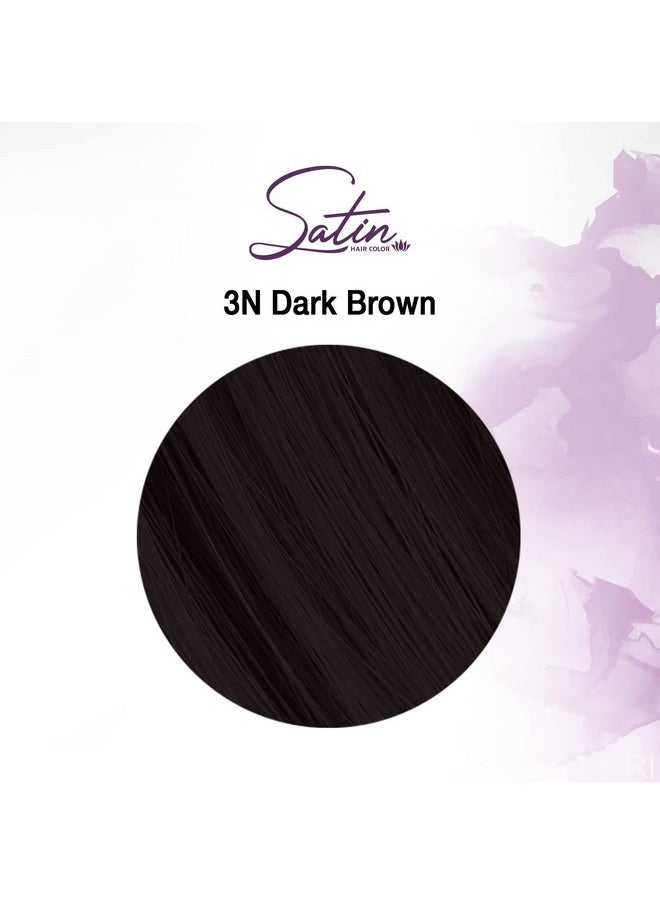 Developlus - Satin Hair Color Natural Series, Dark Brown 3N, 3.0 Ounce - Image 1