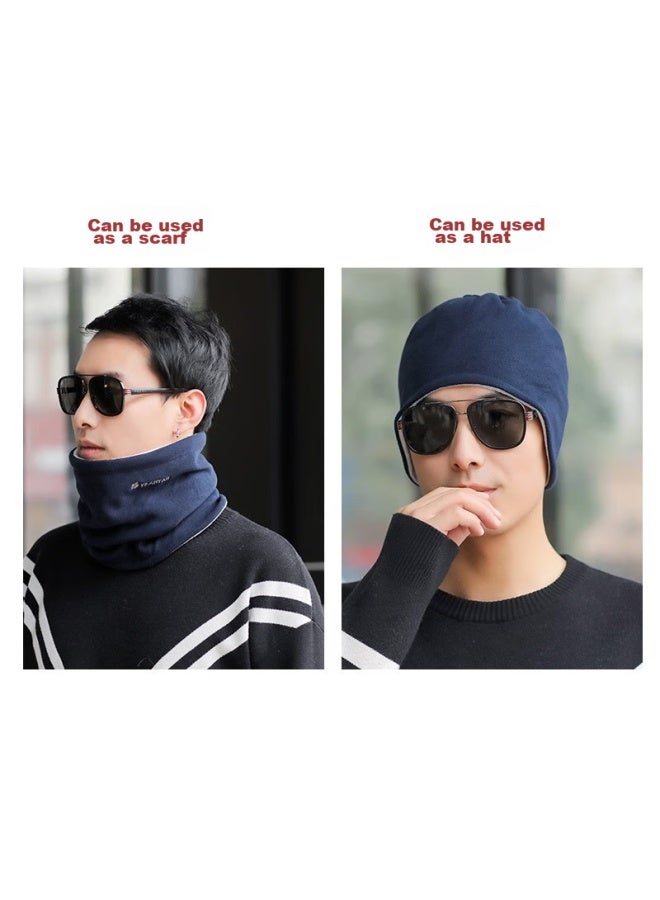Bwnk Neck Gaiter For Men And Women, Warm Fleece-lined Thick Scarf For Winter Outdoor Cycling Face Mask Windproof, Gray - Image 4