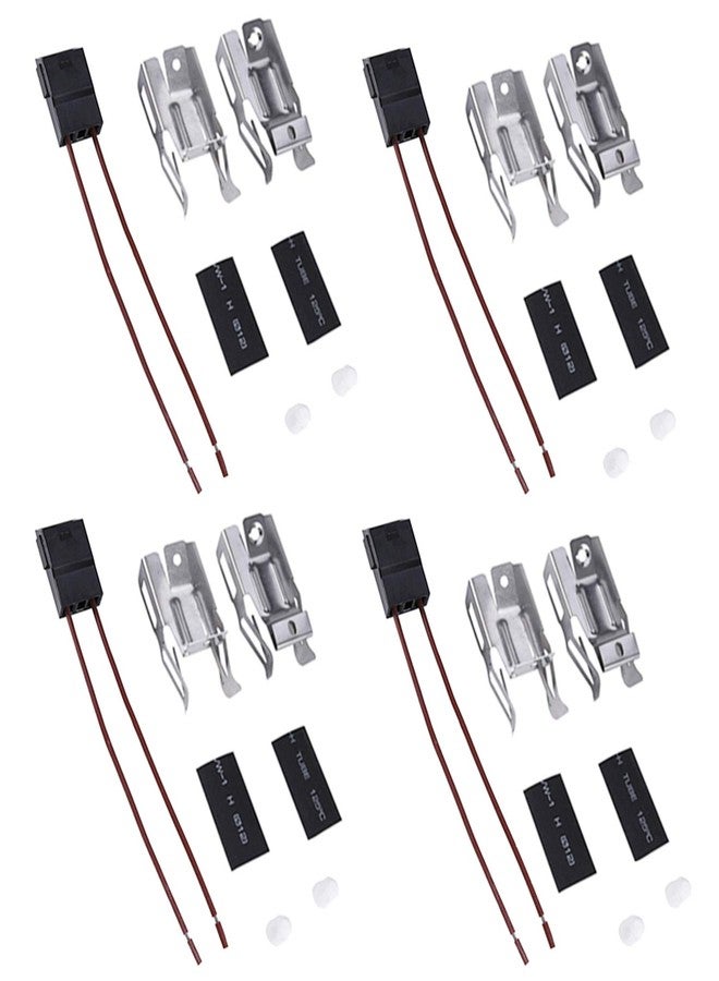 Cykemo طقم كتلة طرفية لمقبس عنصر السطح من Cykemo Range 5303935058 RR117، بديل للأرقام 330031 WB17X210 814399 RR109 5303274292 5301167733 (عبوة من 4 قطع) - Image 1