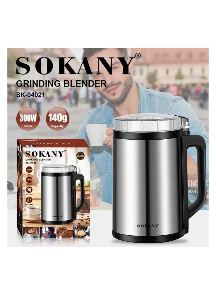 sokany SK-04021 Coffee Grinder 140g 300W - Image 2