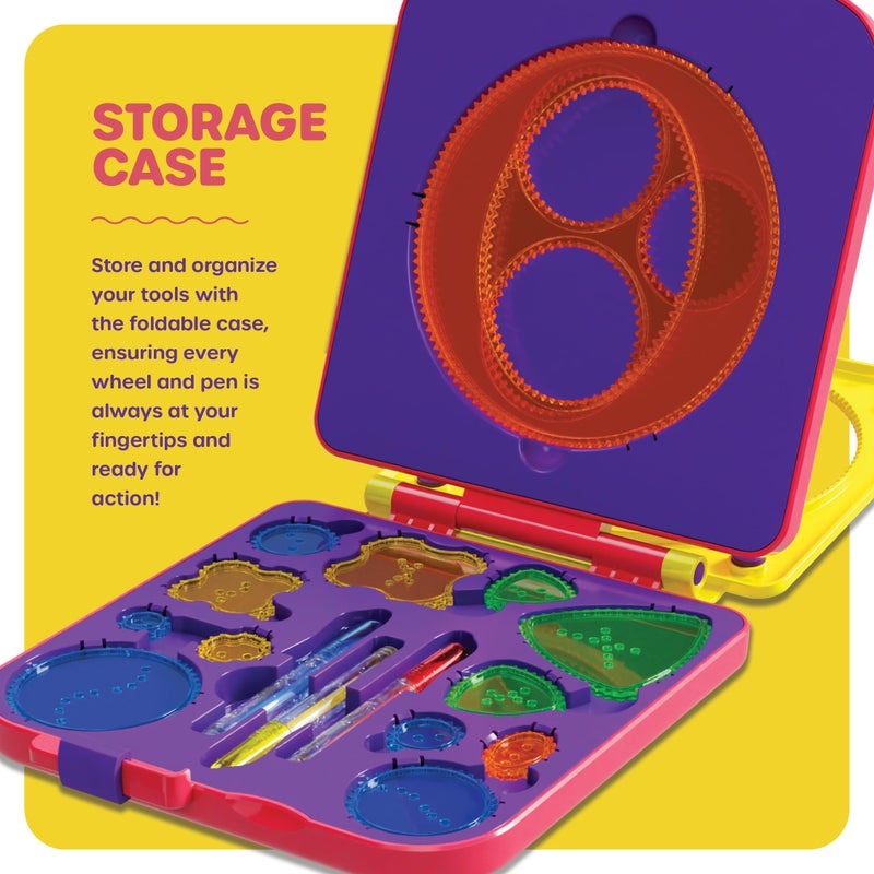 Dan&Darci Spiral Art Kit for Kids - Craft Set for Girls & Boys Ages 6-12 - Gifts for 6, 7, 8, 9, 10 Year Old Girl, Boy - Toys and Crafts Kits Gift - Arts Birthday Retro Vintage Ideas Drawing - Image 3