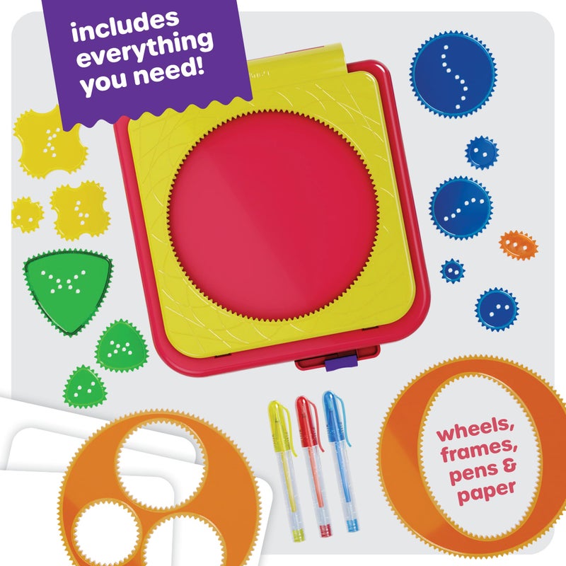 Dan&Darci Spiral Art Kit for Kids - Craft Set for Girls & Boys Ages 6-12 - Gifts for 6, 7, 8, 9, 10 Year Old Girl, Boy - Toys and Crafts Kits Gift - Arts Birthday Retro Vintage Ideas Drawing - Image 2