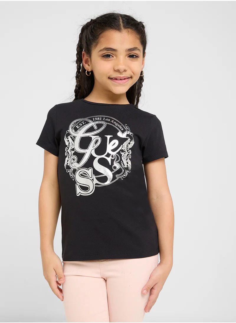 GUESS Kids Graphics Print  T-Shirt