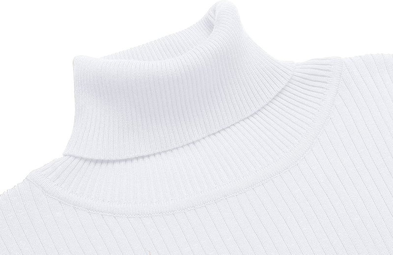 NORTHWIND Men's High Turtle Neck Cotton T-Shirt (White Pure, XX-Large) - Image 4
