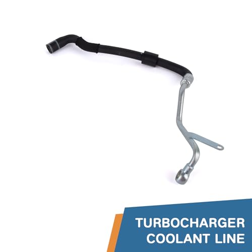 Baxzl Turbocharger Coolant Line for Volkswagen Tiguan Limited CC Eos Passat CC GTI Jetta Beetle Golf for Audi A3 Quattro Q3 Quattro TT Quattro for Seat Leon 20082018 Replaces 667608 06J121492C - Image 3