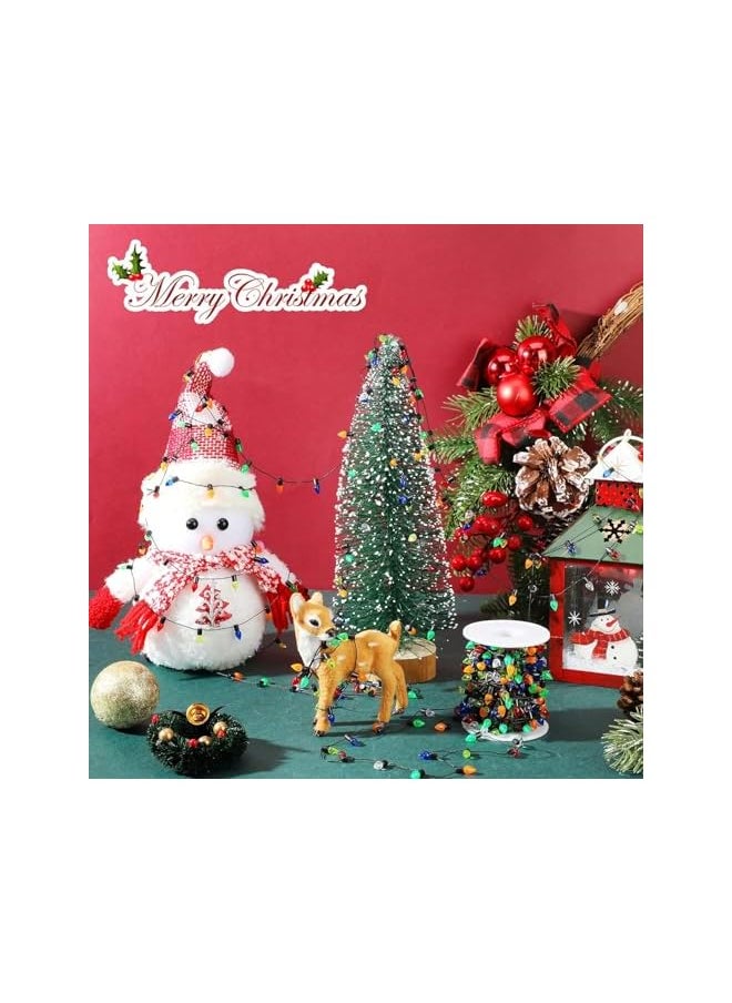 The Bros Miniature Fake String Lights,Mini Dollhouse Christmas Fake Lights Christmas Tree Decorations String Fake Lights Christmas Decoration Miniatures Dollhouse Accessories DIY-5m  - Image 3