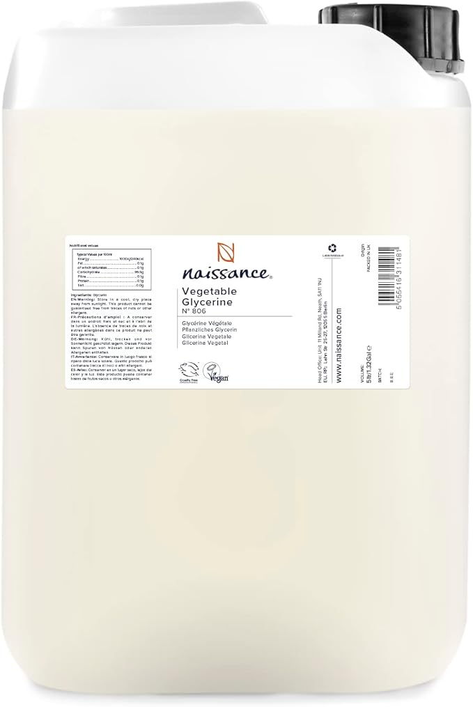 Naissance Vegetable Glycerine Glycerol Liquid no 806 250ml 100 Pure Natural Glycerin Premium EPBPUSP Pharmaceutical Grade Natural Humectant Fragrance Free - Image 1