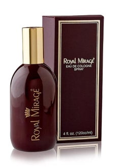 ROYAL MIRAGE Royal Mirage Fresh Eau De Cologne Original Brown Perfume Spray For Men, 120ml  - Image 1
