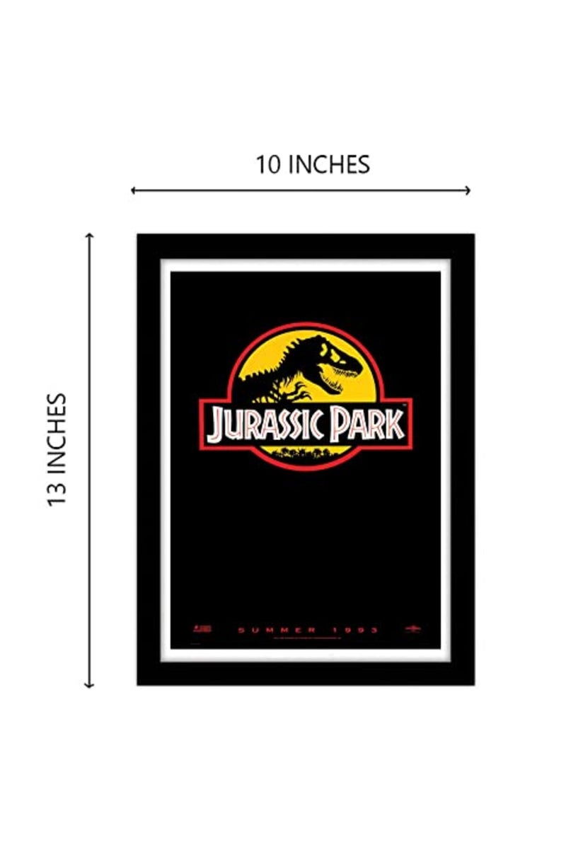 GRAY WALL ALAYRA - Hollywood Posters Jurassic Park Movie Framed Poster For Room & Office (10 Inch X 13 Inch, Framed) - Image 4
