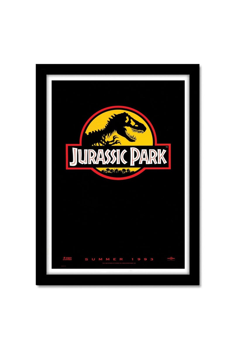 GRAY WALL ALAYRA - Hollywood Posters Jurassic Park Movie Framed Poster For Room & Office (10 Inch X 13 Inch, Framed) - Image 1