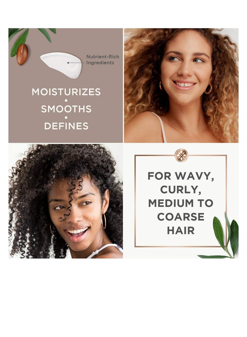 ARGAN MAGIC Argan Magic defining curl cream enhances waves and curls while adding definition conditions detangles and reduces frizz paraben free 8.5 ounce / 250 ml  - Image 5