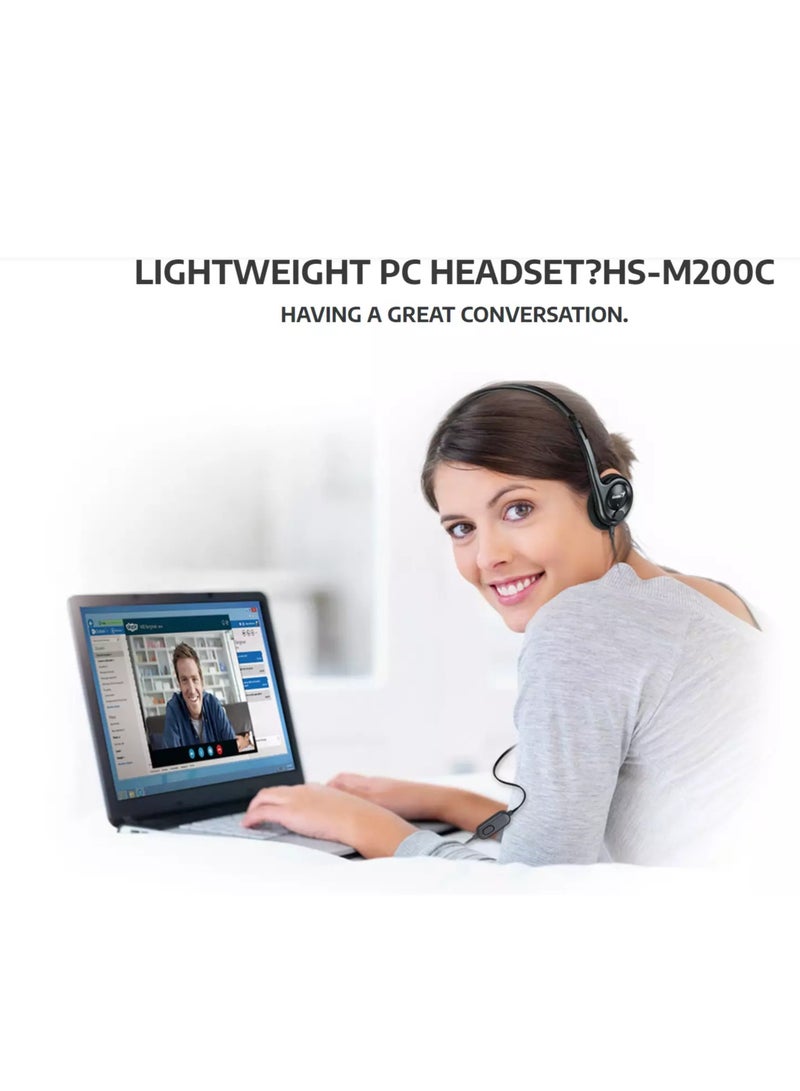 Genius HEADSET GENIUS HS-M200C SINGLE PIN BLACK - Image 4