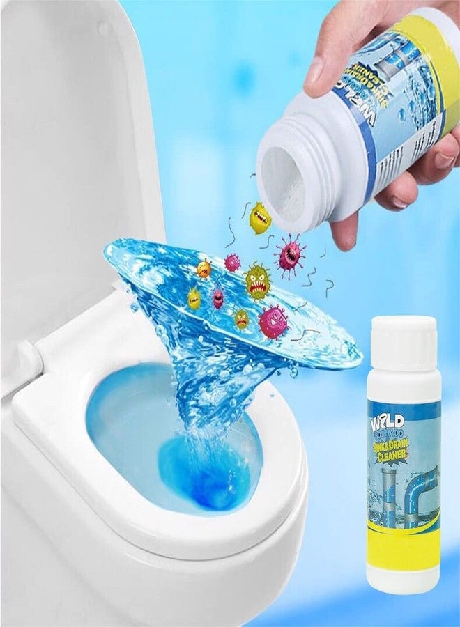 MARQUEONN® Drainage Block Remover Sink Cleaner Drain Powder Hair Remove from PVC Pipe use in Home Cleaner Toilet Cleaning Pipe Cleaner and Bathroom wash (PACK OF 7) - Image 2