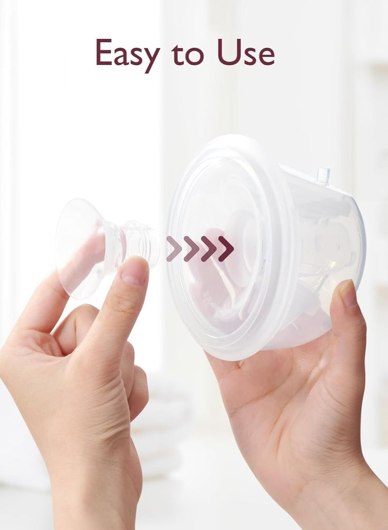 bbet Flange Insert 6 Pcs Breast Pump Electric Inserts 19mm Flange Insert Breast Pump Flange  Accessories  Flange Pump Compatible with Momcozy S12 Pro/S9 Pro/S12/S9 ,Spectra/Medela Wearable Breastpump Cup,Reduce 24mm Tunnel Down to Other Size - Image 5