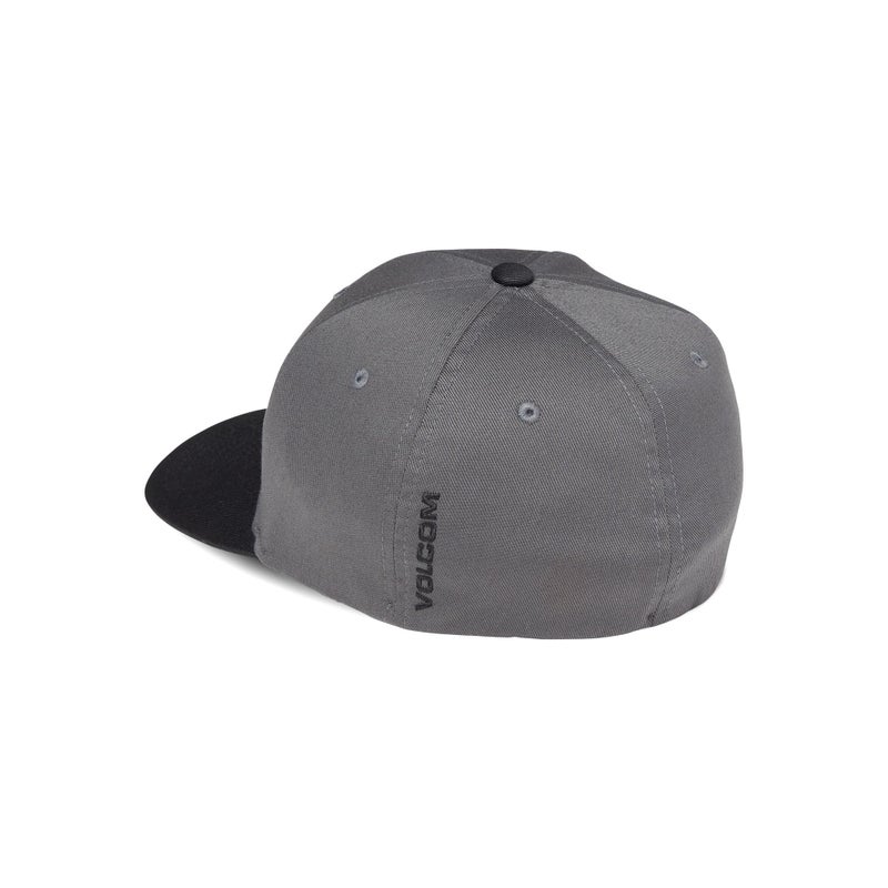 Volcom Men's Full Stone Flexfit Stretch Hat, Asphalt Black-New, Small - Image 2
