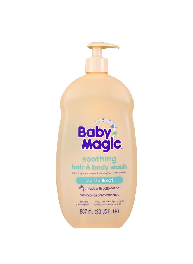 Baby Magic - Soothing Hair & Body Wash, Vanilla & Oat, 30 Fl Oz - Image 1