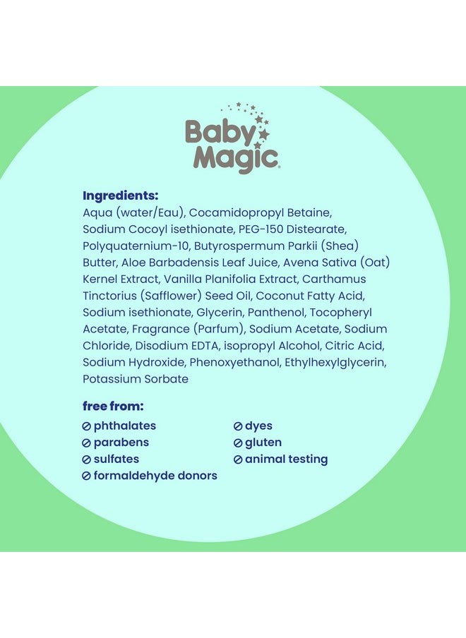 Baby Magic - Soothing Hair & Body Wash, Vanilla & Oat, 30 Fl Oz - Image 1