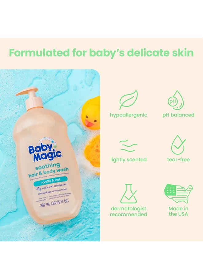 Baby Magic - Soothing Hair & Body Wash, Vanilla & Oat, 30 Fl Oz - Image 1