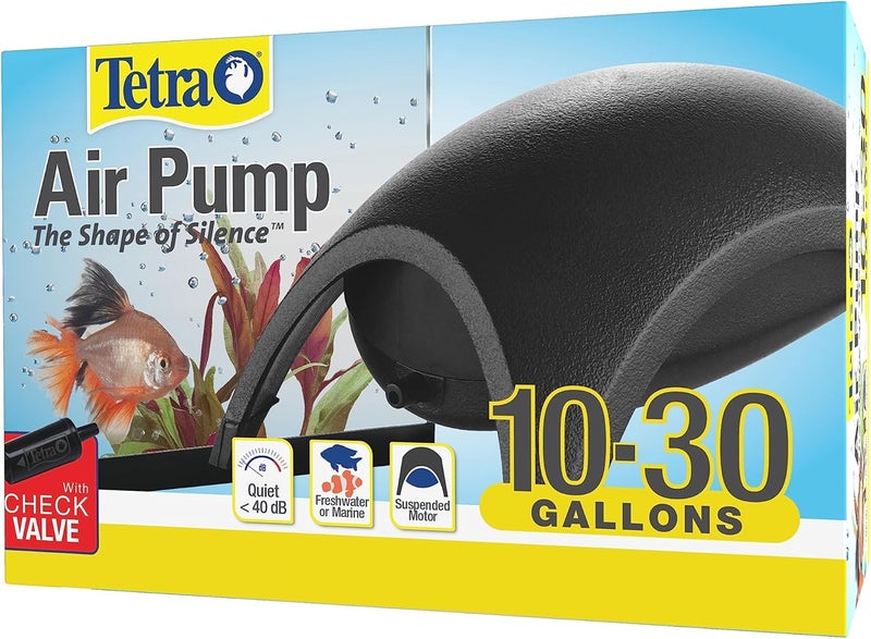 Tetra Whisper Air Pump for 10 to 30 Gallon Aquariums - Quiet Operation with Sound-Dampening Technology - Image 1