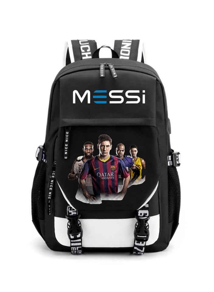 KUYING Hot selling new Messi men's and women's casual backpack