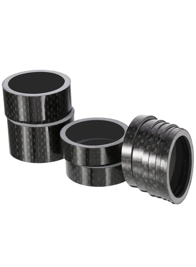 Sumind 11 Pieces Bike Carbon Fiber Headset Spacer Bicycle 1-1/8 Inch 20 15 10 5 3 2 1 mm, 7 Size - Image 1