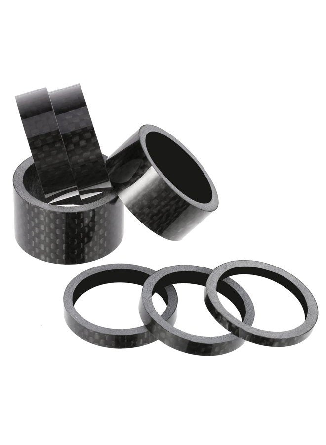 Sumind 11 Pieces Bike Carbon Fiber Headset Spacer Bicycle 1-1/8 Inch 20 15 10 5 3 2 1 mm, 7 Size - Image 4