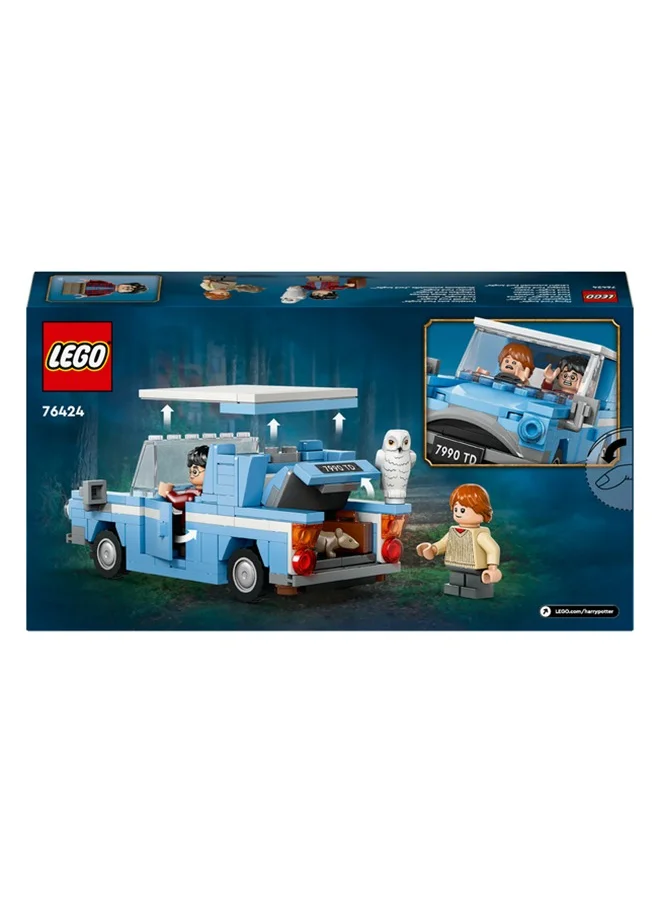 ليغو 76424 Harry Potter Flying Ford Anglia, Fantasy Playset For Kids, Buildable Adventure Toy Car, Gift For Boys, Girls And Any Fan Aged 7 Plus, Includes 2 Minifigures For Role Play (165 Pieces)