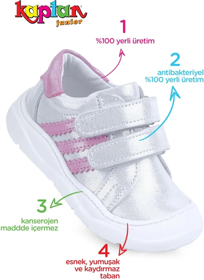 Kaptan Junior Captain Junior Ilkadam Genuine Leather Baby Girl Orthopedic Shoes Imsk 550