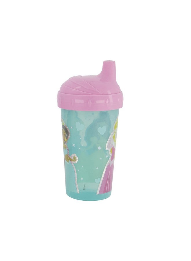 ديزني أكواب شرب للأطفال الصغار | عبوة من كوبين بغطاء وغطاء بتصميم أميرة، سعة 10 أونصات | زجاجة مياه زرقاء متينة ومضادة للتسرب للسفر للأطفال الصغار - Image 1