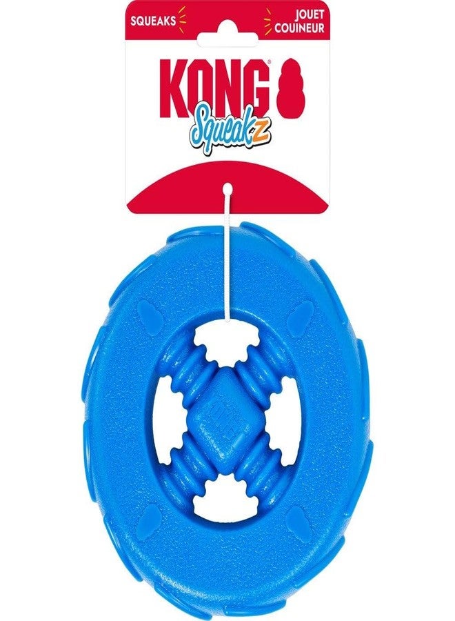 KONG Squeakz Dog Toy - Durable Rubber Fetch & Chew Toy with Squeakers, Interactive Enrichment Toy for Active Dogs (Wheel, Medium) - Image 2