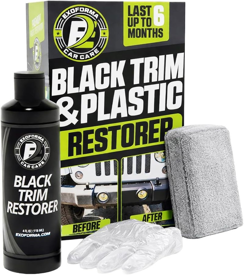 ExoForma Black Trim Restorer Kit 4 oz - FBA - Image 1