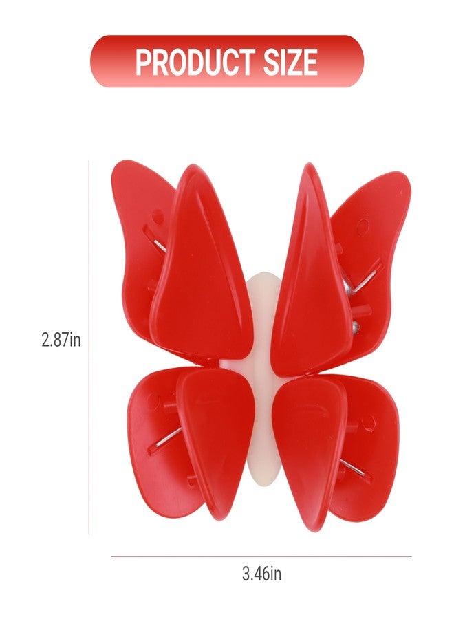 Umbrotiger 4-Pack Magnetic Butterfly Snack Clips - Reusable Food Bag Sealers with Fridge Magnet, Cute Kitchen Storage Clips for Camping, Office, Home Organization. Fun and Practical Gadgets. - Image 5