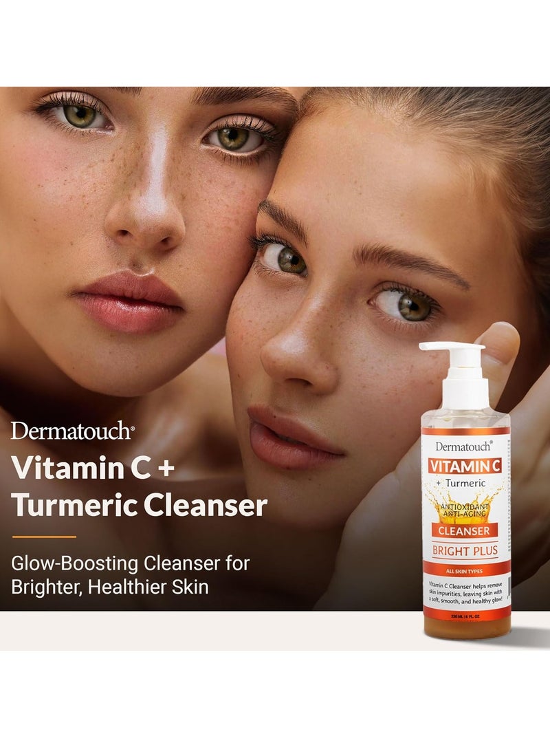DERMATOUCH DERMATOUCH Vitamin C + Turmeric Cleanser, 8 fl oz - Made in America  - Image 4