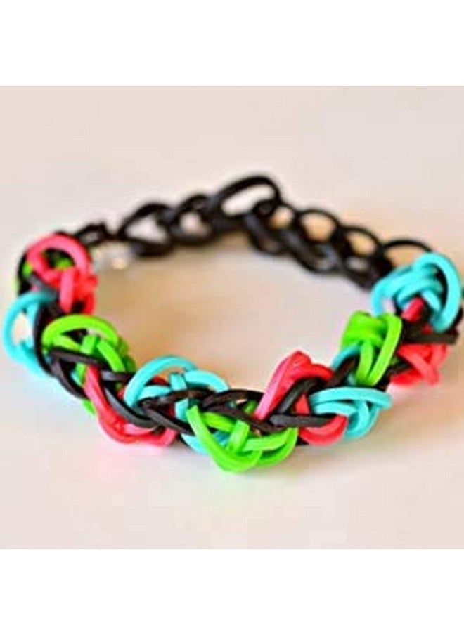 ArtBee ArtBee® DIY Loom Band Kit with Colorful Rubber Bands for Making Bracelets (360+ Bands, Butterfly Case)  - Image 3