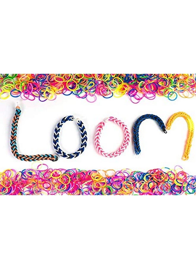 ArtBee ArtBee® DIY Loom Band Kit with Colorful Rubber Bands for Making Bracelets (360+ Bands, Butterfly Case)  - Image 2