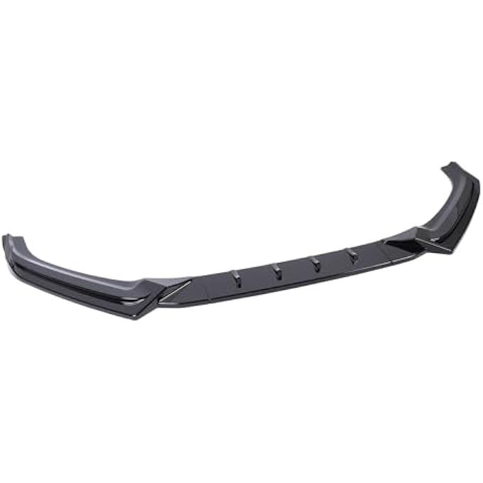 Haofy Set of Branch of the Front Lip van Sports Bumper for ABS S4 B9 SLin 2017-2019 Material (Glossy Black) - Image 1