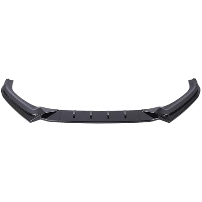 Haofy Set of Branch of the Front Lip van Sports Bumper for ABS S4 B9 SLin 2017-2019 Material (Glossy Black) - Image 3