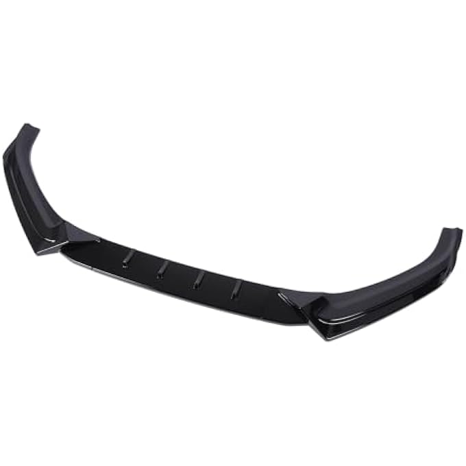 Haofy Set of Branch of the Front Lip van Sports Bumper for ABS S4 B9 SLin 2017-2019 Material (Glossy Black) - Image 2