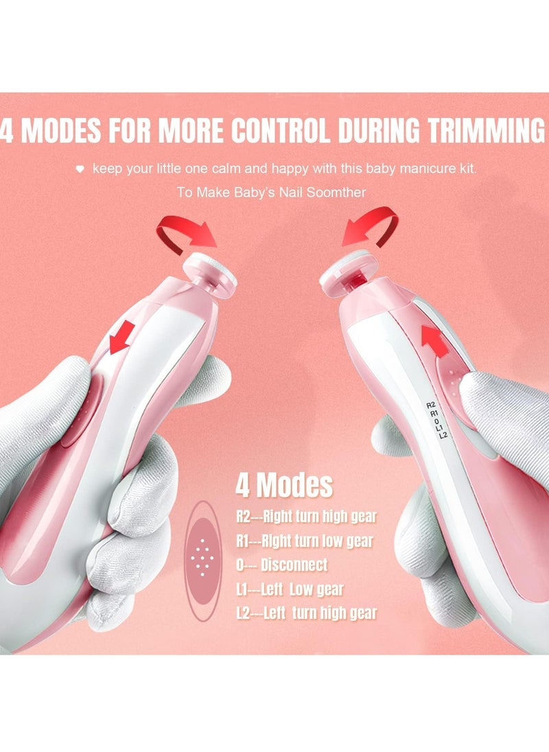 6-in-1 Baby Nail Trimmer,Upgraded Electric Baby Nail Clipper,Electrically safe Baby nail clippers