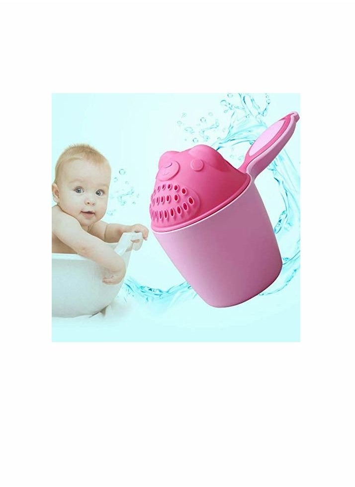 KASTWAVE - Baby Kids Cartoon Bear Bathing Cup Baby Shower Shampoo Cup Bailer Baby Shower Water Spoon Bath Wash Cup - Image 1